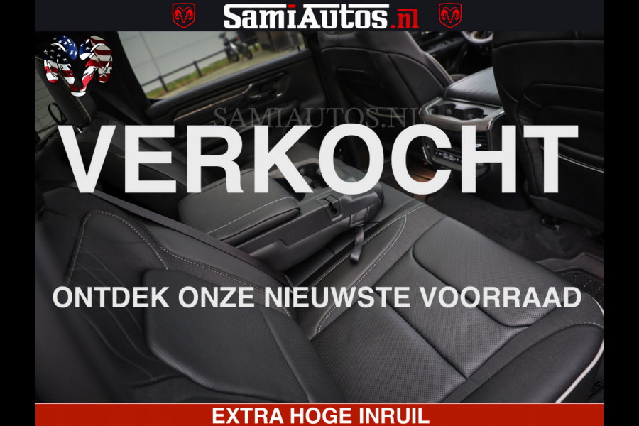 Dodge Ram COBRA EDITION | 1500 Limited Night High Output 540HP 706Nm | Massage + Full Option | De Meest Luxe en Volle Pick-Up in zijn Klas Comfortabele Dubbele Cabine met Royale 5 Zitplaatsen | BPM vrij | Nu Leverbaar uit Voorraad | Voorraad Nr 2292 - 5178 | Cobra package is meerprijs |