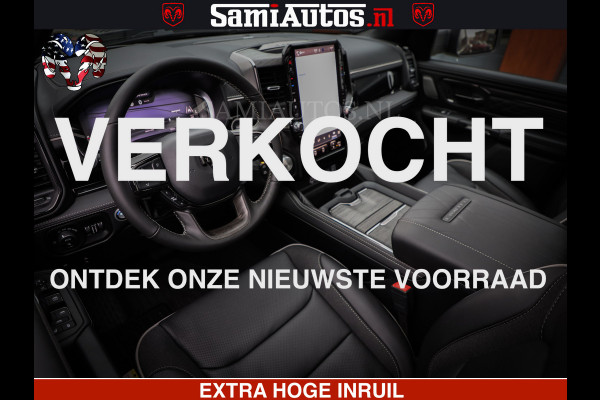 Dodge Ram COBRA EDITION | 1500 Limited Night High Output 540HP 706Nm | Massage + Full Option | De Meest Luxe en Volle Pick-Up in zijn Klas Comfortabele Dubbele Cabine met Royale 5 Zitplaatsen | BPM vrij | Nu Leverbaar uit Voorraad | Voorraad Nr 2292 - 5178 | Cobra package is meerprijs |