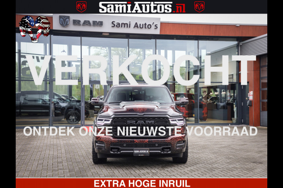 Dodge Ram COBRA EDITION | 1500 Limited Night High Output 540HP 706Nm | Massage + Full Option | De Meest Luxe en Volle Pick-Up in zijn Klas Comfortabele Dubbele Cabine met Royale 5 Zitplaatsen | BPM vrij | Nu Leverbaar uit Voorraad | Voorraad Nr 2292 - 5178 | Cobra package is meerprijs |