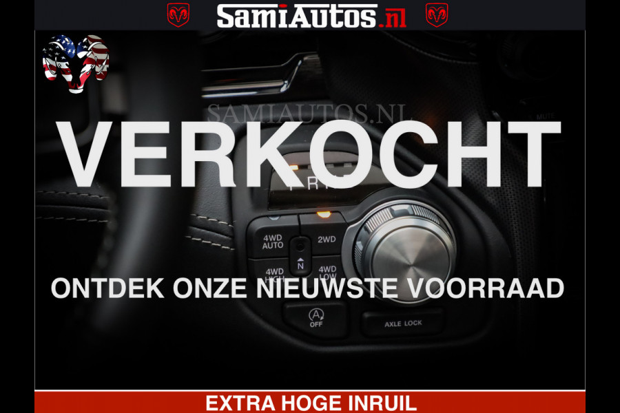 Dodge Ram COBRA EDITION | 1500 Limited Night High Output 540HP 706Nm | Massage + Full Option | De Meest Luxe en Volle Pick-Up in zijn Klas Comfortabele Dubbele Cabine met Royale 5 Zitplaatsen | BPM vrij | Nu Leverbaar uit Voorraad | Voorraad Nr 2292 - 5178 | Cobra package is meerprijs |