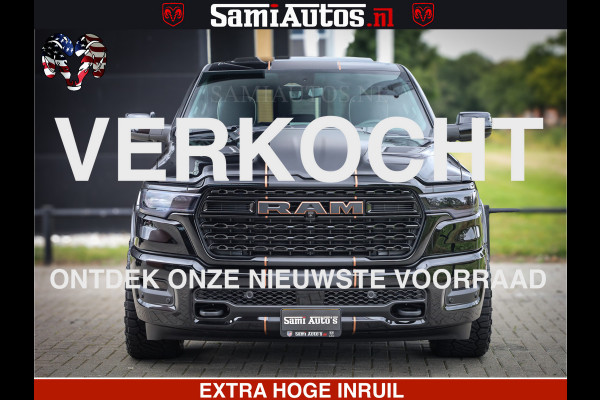 Dodge Ram 1500 Limited SPORT H.O 540HP 706Nm | Massage + Full Option | De Meest Luxe en Volle Pick-Up in zijn Klasse | Comfortabele Dubbele Cabine met Royale 5 Zitplaatsen | BPM vrij | Nu Leverbaar uit Voorraad | Voorraad Nr 2331