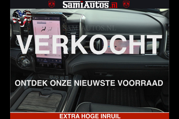 Dodge Ram 1500 Limited SPORT H.O 540HP 706Nm | Massage + Full Option | De Meest Luxe en Volle Pick-Up in zijn Klasse | Comfortabele Dubbele Cabine met Royale 5 Zitplaatsen | BPM vrij | Nu Leverbaar uit Voorraad | Voorraad Nr 2331