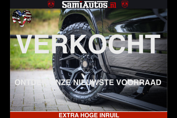 Dodge Ram 1500 Limited SPORT H.O 540HP 706Nm | Massage + Full Option | De Meest Luxe en Volle Pick-Up in zijn Klasse | Comfortabele Dubbele Cabine met Royale 5 Zitplaatsen | BPM vrij | Nu Leverbaar uit Voorraad | Voorraad Nr 2331