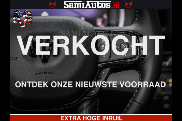 Dodge Ram 1500 Limited SPORT H.O 540HP 706Nm | Massage + Full Option | De Meest Luxe en Volle Pick-Up in zijn Klasse | Comfortabele Dubbele Cabine met Royale 5 Zitplaatsen | BPM vrij | Nu Leverbaar uit Voorraad | Voorraad Nr 2331