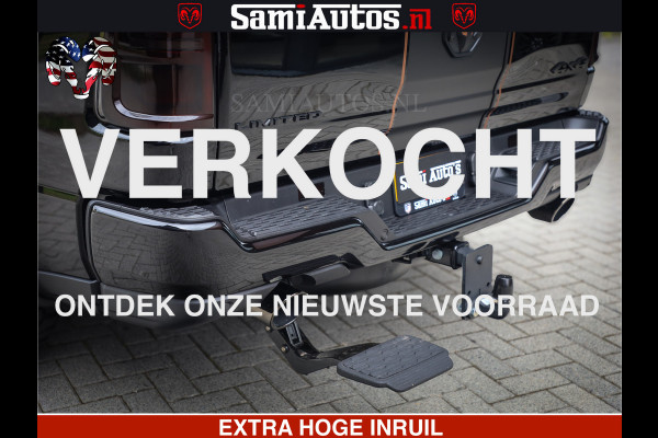 Dodge Ram 1500 Limited SPORT H.O 540HP 706Nm | Massage + Full Option | De Meest Luxe en Volle Pick-Up in zijn Klasse | Comfortabele Dubbele Cabine met Royale 5 Zitplaatsen | BPM vrij | Nu Leverbaar uit Voorraad | Voorraad Nr 2331