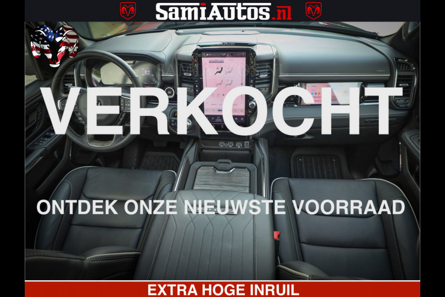 Dodge Ram 1500 Limited SPORT H.O 540HP 706Nm | Massage + Full Option | De Meest Luxe en Volle Pick-Up in zijn Klasse | Comfortabele Dubbele Cabine met Royale 5 Zitplaatsen | BPM vrij | Nu Leverbaar uit Voorraad | Voorraad Nr 2331