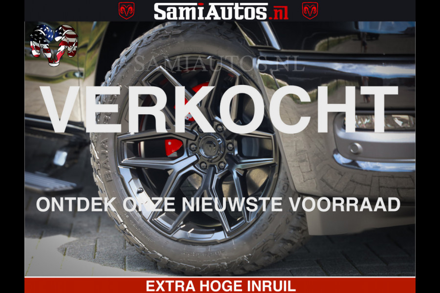 Dodge Ram 1500 Limited Night High Output 540HP 706Nm | Massage + Full Option | De Meest Luxe en Volle Pick-Up in zijn Klasse | Comfortabele Dubbele Cabine met Royale 5 Zitplaatsen | BPM vrij | Nu Leverbaar uit Voorraad | Voorraad Nr 2320 - 5138