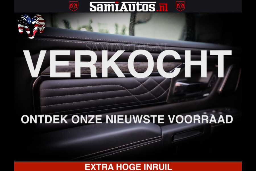 Dodge Ram 1500 Limited Night High Output 540HP 706Nm | Massage + Full Option | De Meest Luxe en Volle Pick-Up in zijn Klasse | Comfortabele Dubbele Cabine met Royale 5 Zitplaatsen | BPM vrij | Nu Leverbaar uit Voorraad | Voorraad Nr 2320 - 5138