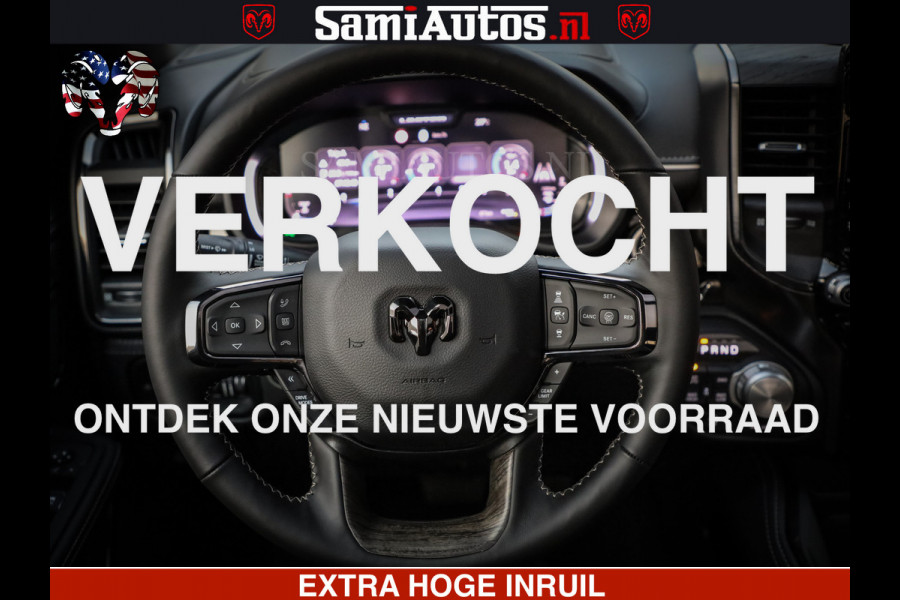 Dodge Ram 1500 Limited Night High Output 540HP 706Nm | Massage + Full Option | De Meest Luxe en Volle Pick-Up in zijn Klasse | Comfortabele Dubbele Cabine met Royale 5 Zitplaatsen | BPM vrij | Nu Leverbaar uit Voorraad | Voorraad Nr 2320 - 5138