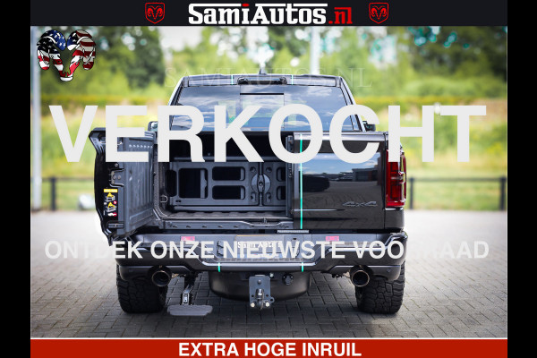 Dodge Ram 1500 Limited Night High Output 540HP 706Nm | Massage + Full Option | De Meest Luxe en Volle Pick-Up in zijn Klasse | Comfortabele Dubbele Cabine met Royale 5 Zitplaatsen | BPM vrij | Nu Leverbaar uit Voorraad | Voorraad Nr 2320 - 5138