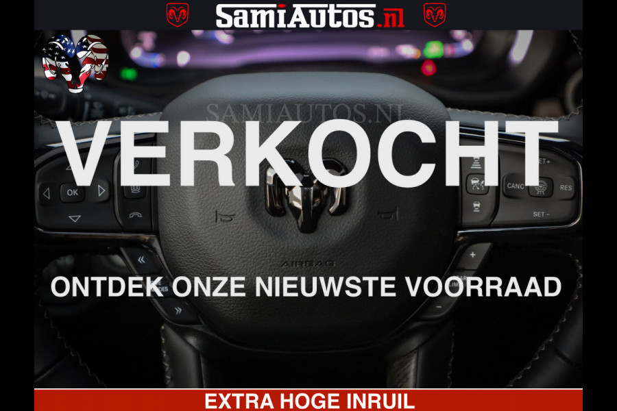 Dodge Ram 1500 Limited Night High Output 540HP 706Nm | Massage + Full Option | De Meest Luxe en Volle Pick-Up in zijn Klasse | Comfortabele Dubbele Cabine met Royale 5 Zitplaatsen | BPM vrij | Nu Leverbaar uit Voorraad | Voorraad Nr 2320 - 5138