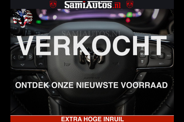 Dodge Ram 1500 Limited Night High Output 540HP 706Nm | Massage + Full Option | De Meest Luxe en Volle Pick-Up in zijn Klasse | Comfortabele Dubbele Cabine met Royale 5 Zitplaatsen | BPM vrij | Nu Leverbaar uit Voorraad | Voorraad Nr 2320 - 5138