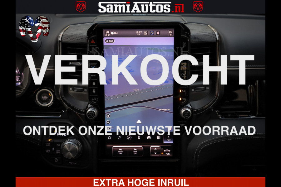 Dodge Ram 1500 Limited Night High Output 540HP 706Nm | Massage + Full Option | De Meest Luxe en Volle Pick-Up in zijn Klasse | Comfortabele Dubbele Cabine met Royale 5 Zitplaatsen | BPM vrij | Nu Leverbaar uit Voorraad | Voorraad Nr 2320 - 5138
