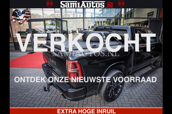 Dodge Ram 1500 Limited Night High Output 540HP 706Nm | Massage + Full Option | De Meest Luxe en Volle Pick-Up in zijn Klasse | Comfortabele Dubbele Cabine met Royale 5 Zitplaatsen | BPM vrij | Nu Leverbaar uit Voorraad | Voorraad Nr 2320 - 5138