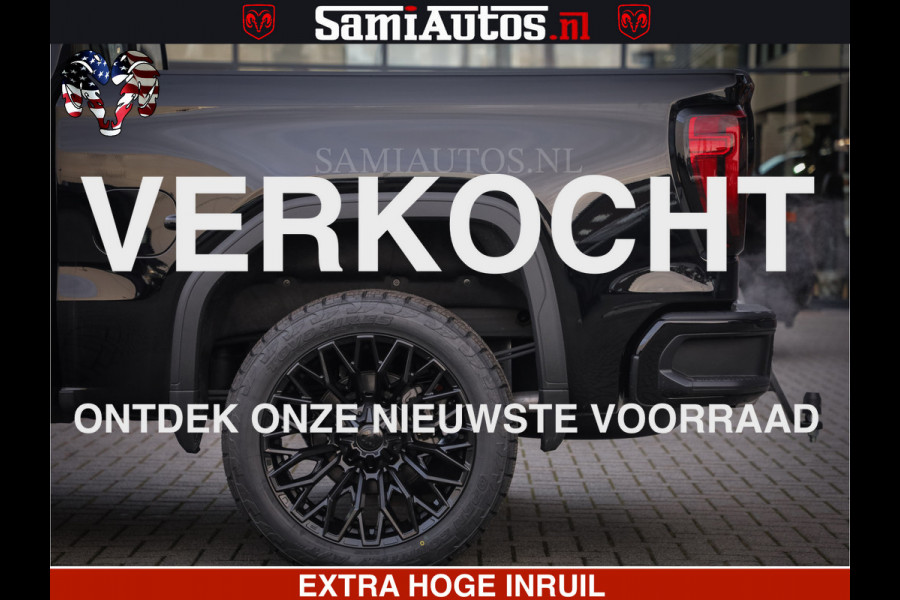 GMC Sierra AT4 6.2 V8 4X4 | VIRTUAL COCKPIT | LPG | HUD | BOM VOL | DC | RAM DEALER NEDERLAND | Dubbele Cabine met Royale 5 Zitplaatsen | BPM vrij | Nu Leverbaar uit Voorraad | Voorraad Nr 248378 |