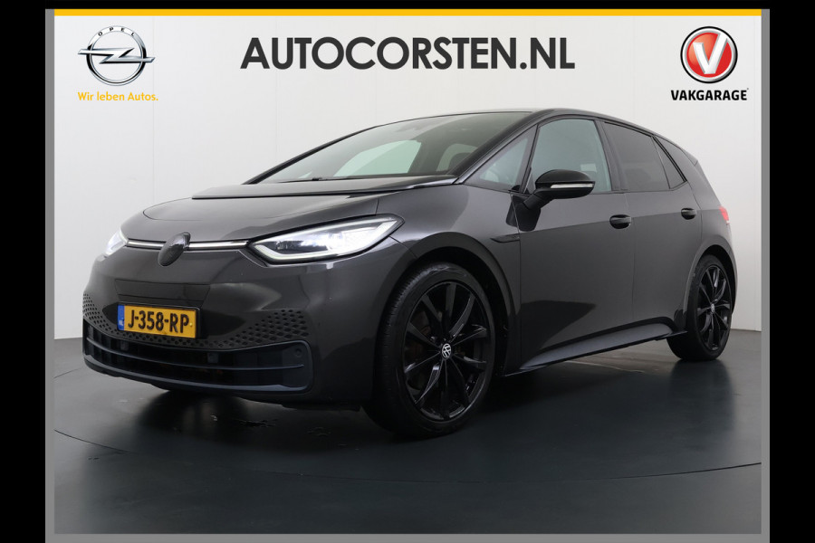 Volkswagen ID.3 First Max 58kWh Pano-dak Adap.Cruise Camera Elektr.Sport-Stoel+Verwarmd PDC Apple Carplay Android Ergo Active-Stoel Navi-Pro Ecc Lmv Privacy Glas Keyless Advanced Led-Achterlicht dynamisch Matrix Led Origineel Nederlandse Auto Zeer compleet Nieuwprijs €49.176,-
