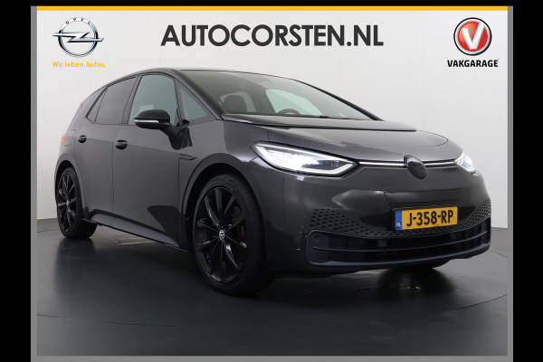 Volkswagen ID.3 First Max 58kWh Pano-dak Adap.Cruise Camera Elektr.Sport-Stoel+Verwarmd PDC Apple Carplay Android Ergo Active-Stoel Navi-Pro Ecc Lmv Privacy Glas Keyless Advanced Led-Achterlicht dynamisch Matrix Led Origineel Nederlandse Auto Zeer compleet Nieuwprijs €49.176,-