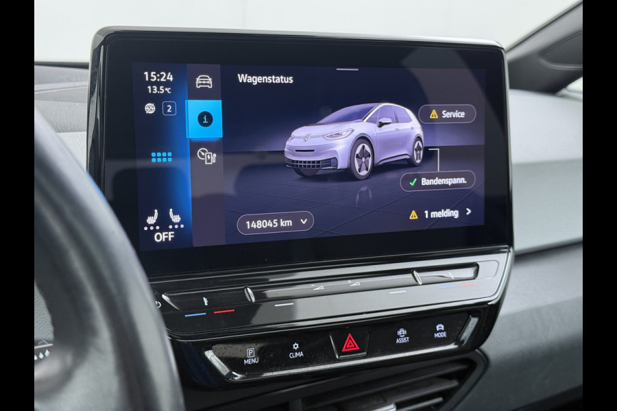 Volkswagen ID.3 First Max 58kWh Pano-dak Adap.Cruise Camera Elektr.Sport-Stoel+Verwarmd PDC Apple Carplay Android Ergo Active-Stoel Navi-Pro Ecc Lmv Privacy Glas Keyless Advanced Led-Achterlicht dynamisch Matrix Led Origineel Nederlandse Auto Zeer compleet Nieuwprijs €49.176,-
