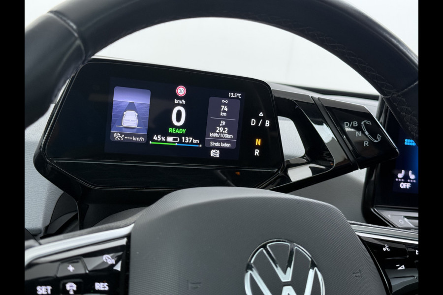 Volkswagen ID.3 First Max 58kWh Pano-dak Adap.Cruise Camera Elektr.Sport-Stoel+Verwarmd PDC Apple Carplay Android Ergo Active-Stoel Navi-Pro Ecc Lmv Privacy Glas Keyless Advanced Led-Achterlicht dynamisch Matrix Led Origineel Nederlandse Auto Zeer compleet Nieuwprijs €49.176,-
