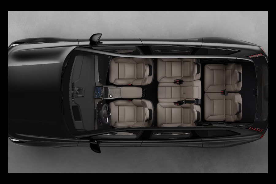 Volvo EX90 Twin Motor Performance Ultra 517PK 7p. 111 kWh Bowers & Wilkins audio / Panoramadak / Luchtvering / Head-up display / Stoelverwarming en stuurwielverwarming / Massagestoelen / Memory seats / Adaptive cruise control / 360 Camera / elektrische achterklep