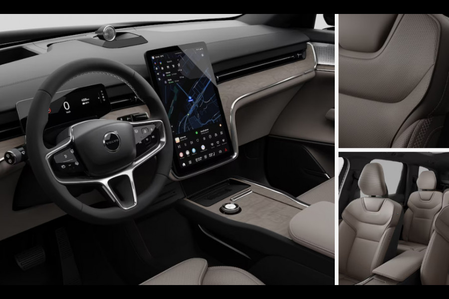 Volvo EX90 Twin Motor Performance Ultra 517PK 7p. 111 kWh Bowers & Wilkins audio / Panoramadak / Luchtvering / Head-up display / Stoelverwarming en stuurwielverwarming / Massagestoelen / Memory seats / Adaptive cruise control / 360 Camera / elektrische achterklep