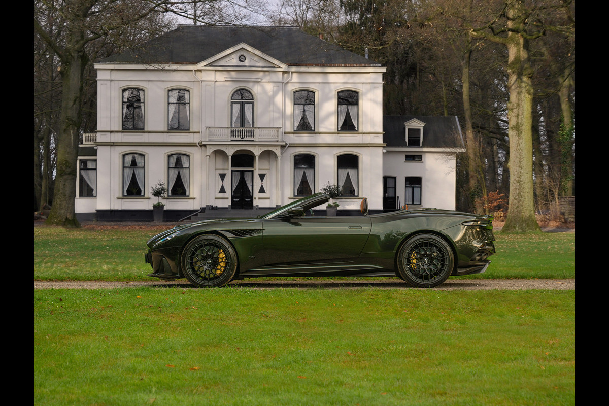 Aston Martin DBS Volante 770 Ultimate by Q | 1 of 199 | Carbon Pack | Minotaur Green