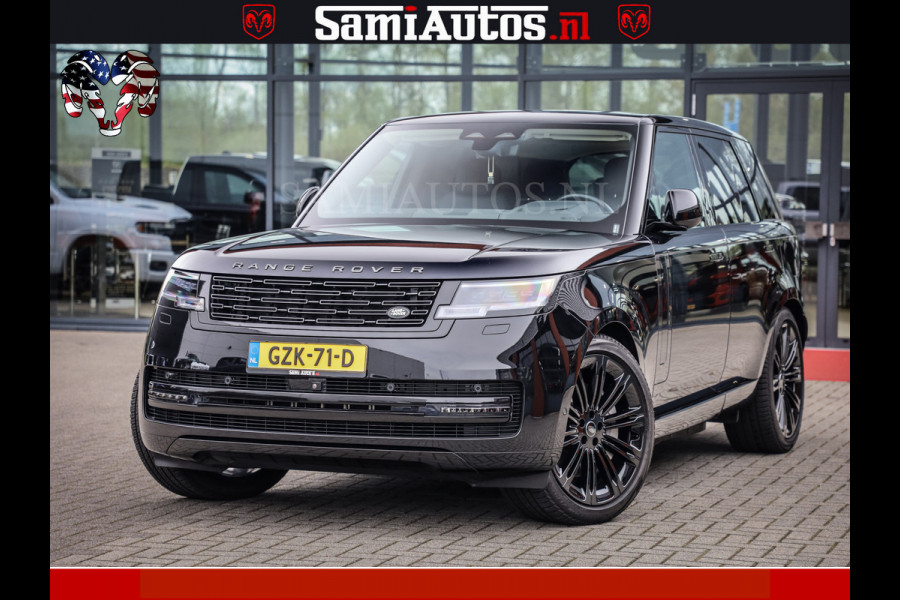 Land Rover Range Rover P550e 551 PK GARANTIE TOT 14-03-2029 | ACHTERAS BESTURING | SOFT CLOSE | HEAD-UP | PHEV | 23 INCH VELGEN | PANORAMADAK | STUURVERWARMING | STOEL KOELING | Fabrieksgarantie tot 14-03-2029 – Geniet van gemoedsrust met uitgebreide dekking tot deze datum. GZK-71-D