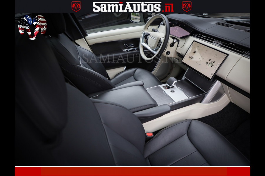 Land Rover Range Rover P550e 551 PK GARANTIE TOT 14-03-2029 | ACHTERAS BESTURING | SOFT CLOSE | HEAD-UP | PHEV | 23 INCH VELGEN | PANORAMADAK | STUURVERWARMING | STOEL KOELING | Fabrieksgarantie tot 14-03-2029 – Geniet van gemoedsrust met uitgebreide dekking tot deze datum. GZK-71-D