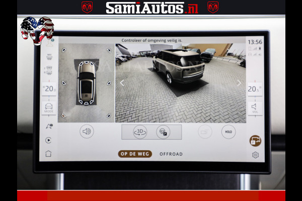 Land Rover Range Rover P550e 551 PK GARANTIE TOT 14-03-2029 | ACHTERAS BESTURING | SOFT CLOSE | HEAD-UP | PHEV | 23 INCH VELGEN | PANORAMADAK | STUURVERWARMING | STOEL KOELING | Fabrieksgarantie tot 14-03-2029 – Geniet van gemoedsrust met uitgebreide dekking tot deze datum. GZK-71-D