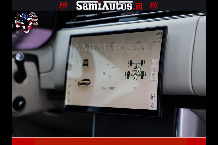 Land Rover Range Rover P550e 551 PK GARANTIE TOT 14-03-2029 | ACHTERAS BESTURING | SOFT CLOSE | HEAD-UP | PHEV | 23 INCH VELGEN | PANORAMADAK | STUURVERWARMING | STOEL KOELING | Fabrieksgarantie tot 14-03-2029 – Geniet van gemoedsrust met uitgebreide dekking tot deze datum. GZK-71-D