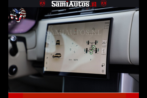 Land Rover Range Rover P550e 551 PK GARANTIE TOT 14-03-2029 | ACHTERAS BESTURING | SOFT CLOSE | HEAD-UP | PHEV | 23 INCH VELGEN | PANORAMADAK | STUURVERWARMING | STOEL KOELING | Fabrieksgarantie tot 14-03-2029 – Geniet van gemoedsrust met uitgebreide dekking tot deze datum. GZK-71-D