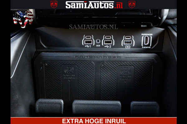 Dodge Ram 1500 PREMIUM | Full Option | De Meest Luxe Pick-Up in zijn Klasse | Comfortabele Dubbele Cabine met Royale 5 Zitplaatsen | BPM vrij | Nu Leverbaar uit Voorraad | Voorraad Nr 2230 - 8765
