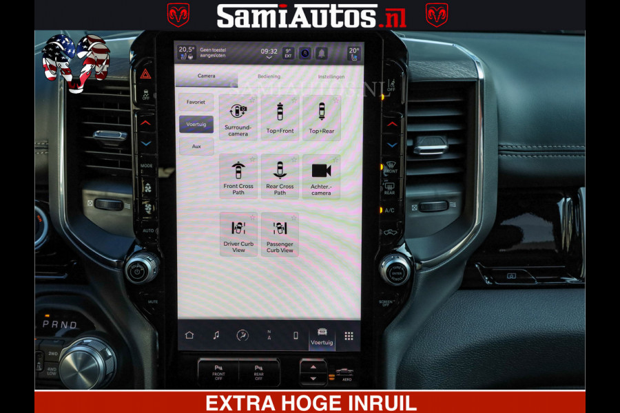 Dodge Ram 1500 PREMIUM | Full Option | De Meest Luxe Pick-Up in zijn Klasse | Comfortabele Dubbele Cabine met Royale 5 Zitplaatsen | BPM vrij | Nu Leverbaar uit Voorraad | Voorraad Nr 2230 - 8765