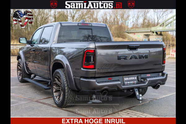 Dodge Ram 1500 Laramie Sport 5.7 V8 HEMI 402PK 4x4 | Panorama dak | 12' Scherm |Granite Crystal Metallic | Crew Cab | 5 Persoons | Dubbele Cabine | DC | VOORRAAD NR 2526 - 1272 |