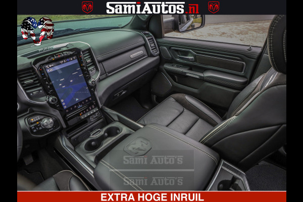 Dodge Ram 1500 Laramie Sport 5.7 V8 HEMI 402PK 4x4 | Panorama dak | 12' Scherm |Granite Crystal Metallic | Crew Cab | 5 Persoons | Dubbele Cabine | DC | VOORRAAD NR 2526 - 1272 |