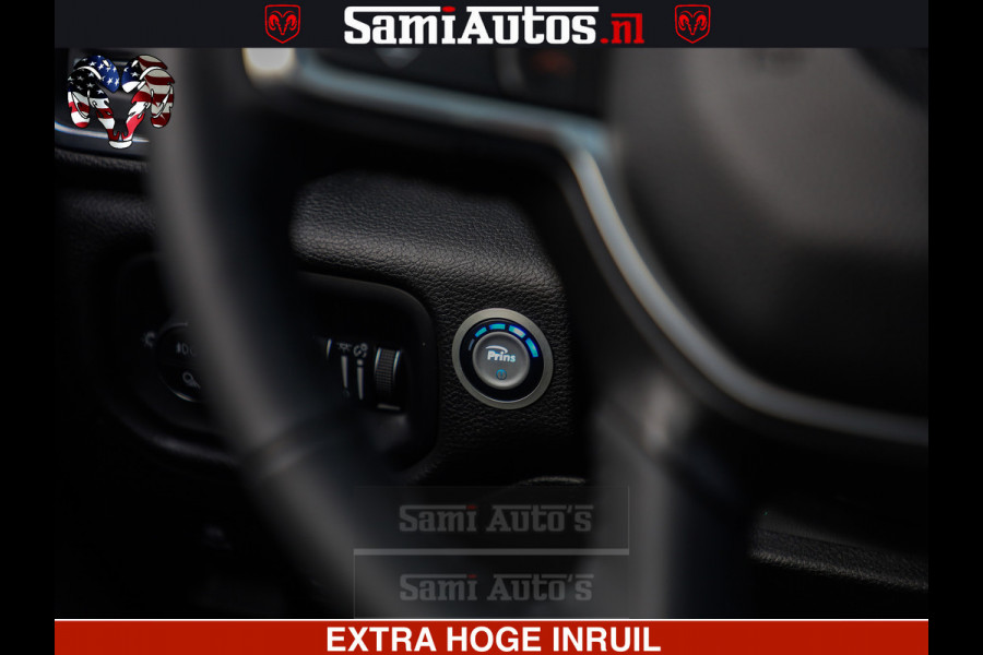 Dodge Ram 1500 Laramie Sport 5.7 V8 HEMI 402PK 4x4 | Panorama dak | 12' Scherm |Granite Crystal Metallic | Crew Cab | 5 Persoons | Dubbele Cabine | DC | VOORRAAD NR 2526 - 1272 |