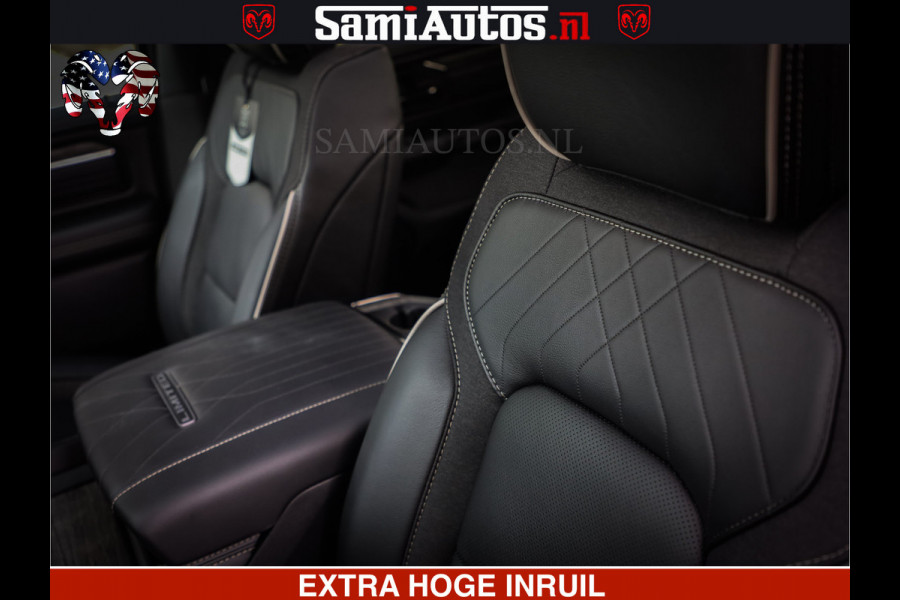 Dodge Ram 1500 Limited Night H.O 540HP 706Nm | Massage + Full Option | De Meest Luxe en Volle Pick-Up in zijn Klasse | Comfortabele Dubbele Cabine met Royale 5 Zitplaatsen | BPM vrij | Nu Leverbaar uit Voorraad | Voorraad Nr 2338 - 5404