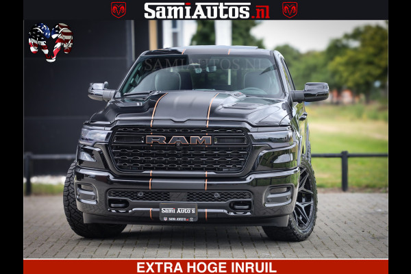 Dodge Ram 1500 Limited Night H.O 540HP 706Nm | Massage + Full Option | De Meest Luxe en Volle Pick-Up in zijn Klasse | Comfortabele Dubbele Cabine met Royale 5 Zitplaatsen | BPM vrij | Nu Leverbaar uit Voorraad | Voorraad Nr 2338 - 5404