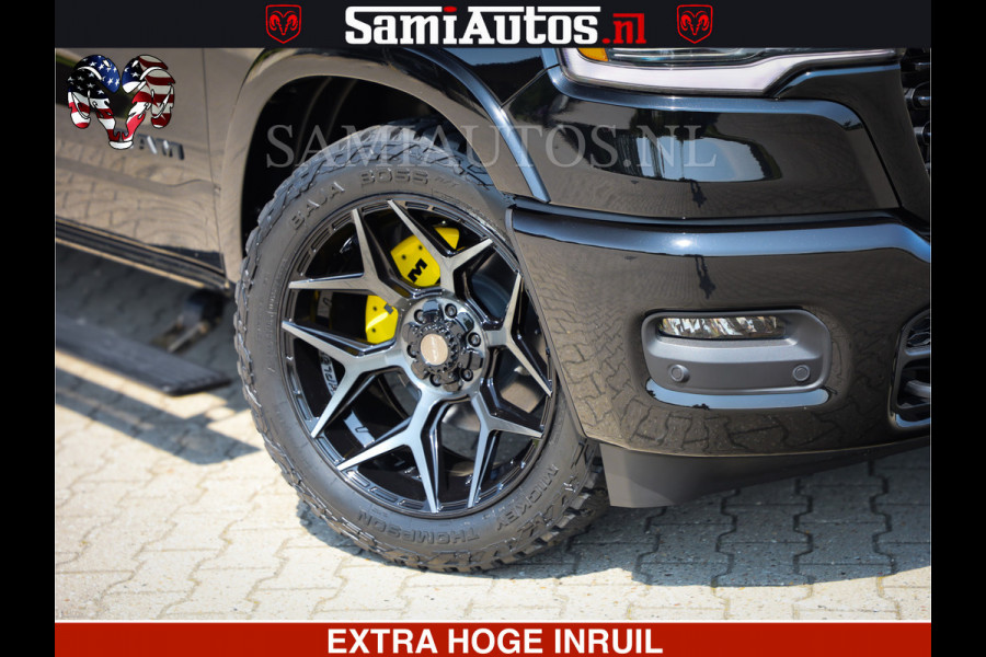 Dodge Ram 1500 Limited Night High Output 540HP 706Nm | Massage + Full Option | De Meest Luxe en Volle Pick-Up in zijn Klasse | Comfortabele Dubbele Cabine met Royale 5 Zitplaatsen | BPM vrij | Nu Leverbaar uit Voorraad | Voorraad Nr 2356 - 0990