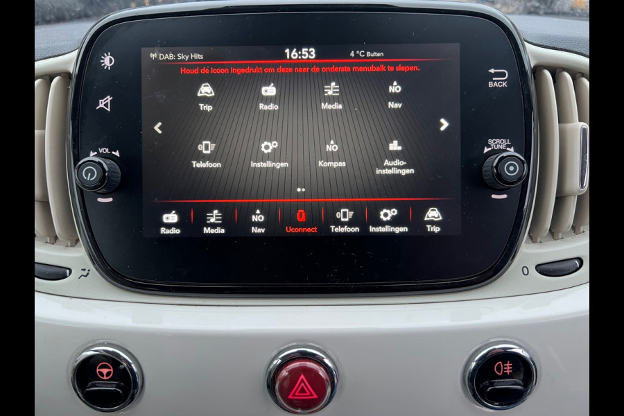 Fiat 500 1.0 Hybrid Lounge 80.000 km NL-AUTO-NAP.