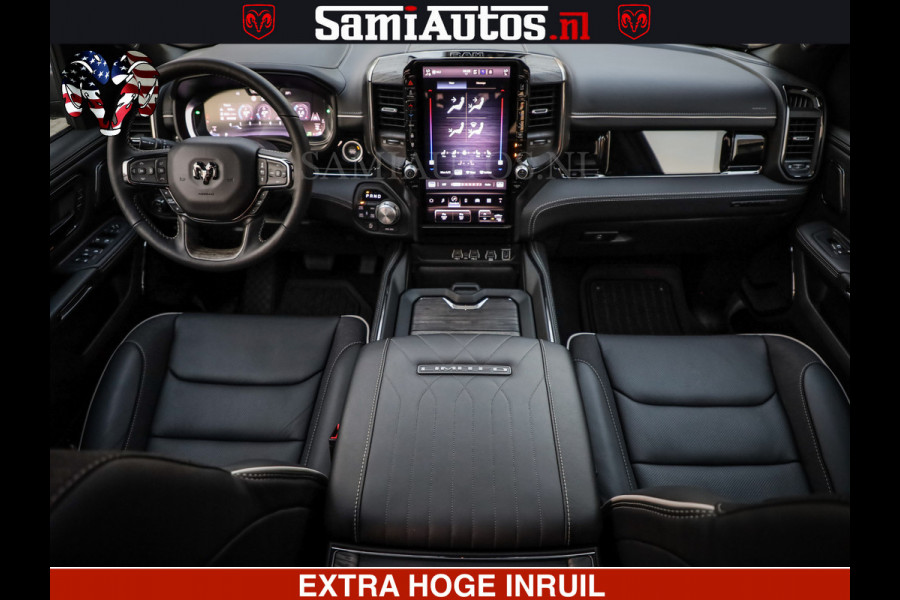 Dodge Ram 1500 Limited H.O 540HP 706Nm | Massage + Full Option | De Meest Luxe en Volle Pick-Up in zijn Klasse | Comfortabele Dubbele Cabine met Royale 5 Zitplaatsen | BPM vrij | Nu Leverbaar uit Voorraad | Voorraad Nr 2304 - 8540