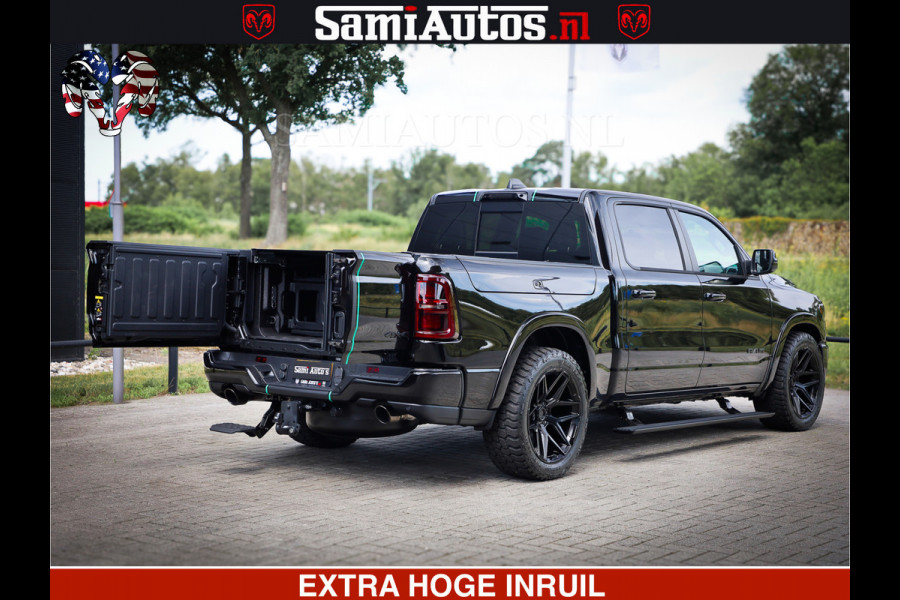 Dodge Ram 1500 Limited H.O 540HP 706Nm | Massage + Full Option | De Meest Luxe en Volle Pick-Up in zijn Klasse | Comfortabele Dubbele Cabine met Royale 5 Zitplaatsen | BPM vrij | Nu Leverbaar uit Voorraad | Voorraad Nr 2304 - 8540