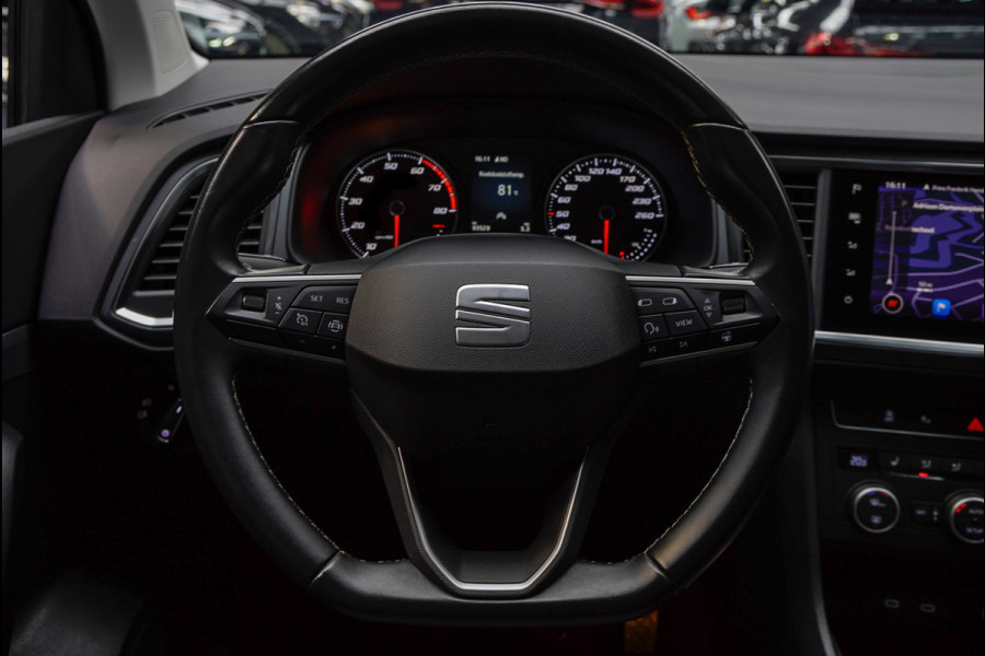 Seat Ateca 1.5 TSI Style. Navi ACC 360° Camera Beats Audio Stuur- & stoelverwarming Cruise PDC LM velgen