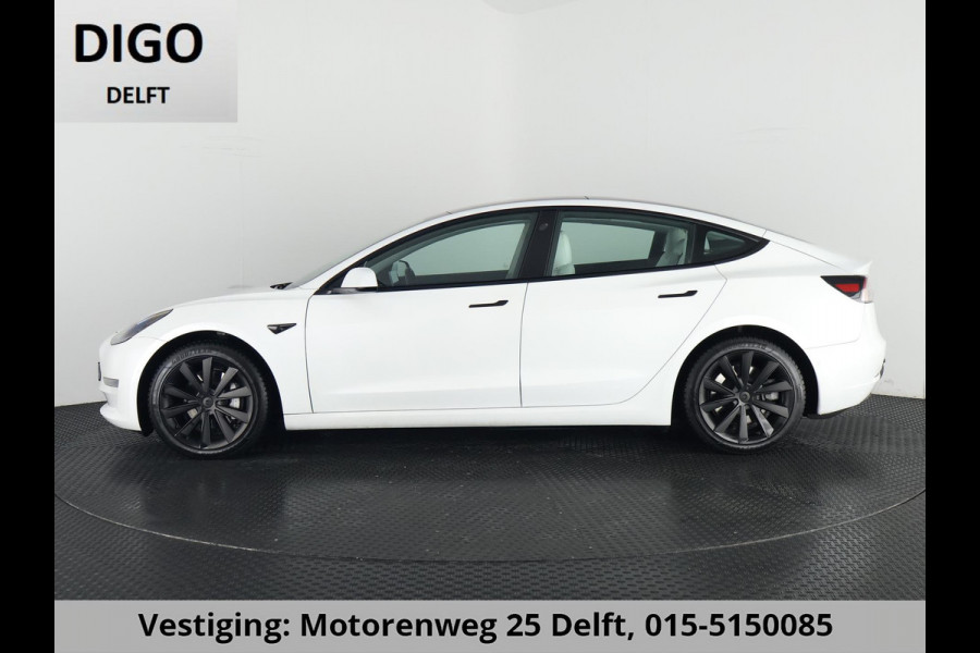 Tesla Model 3 LONGRANGE AWD 1e EIG ACCU SOD 92% ! GARANTIE 2031* RANGE TOT 592 KM WLTP !!!   BIJNA 2021 .TREKHAAK . PANORAMA DAK . VOOR & ACHTERSTOELEN VERWARMD . KEYLESS