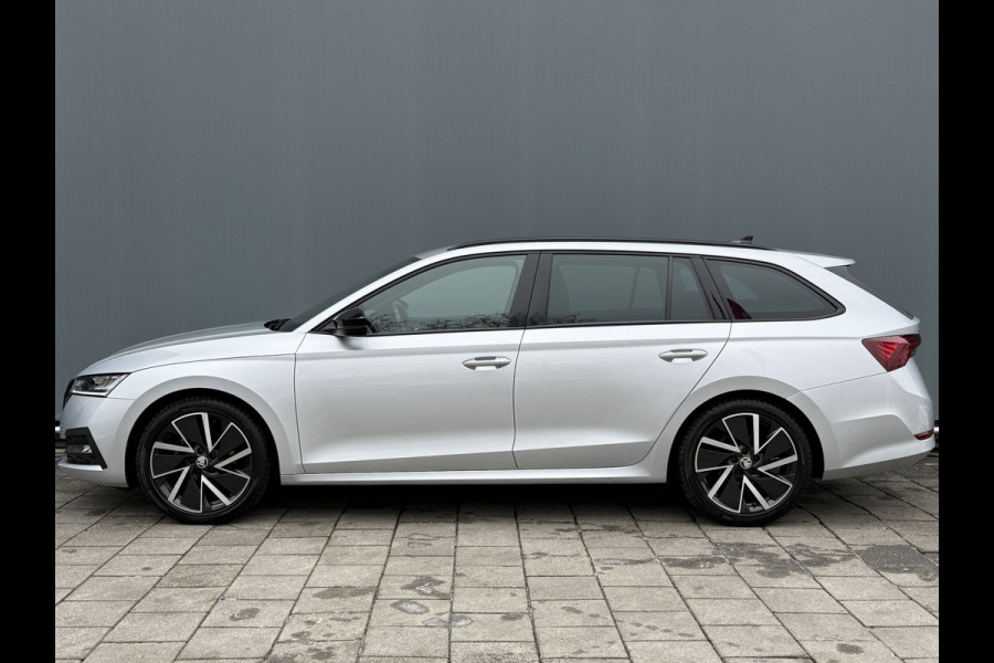 Škoda Octavia Combi BWJ 2021 | 1.0 e-TSI 111PK Sport BuS. AUTOMAAT | TREKHAAK | SPORTSTOELEN | CAMERA A | CARPLAY | CLIMA | NAVI 18'' LMV |