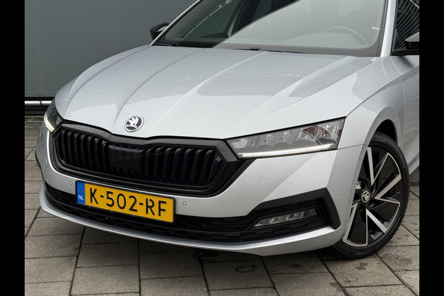 Škoda Octavia Combi BWJ 2021 | 1.0 e-TSI 111PK Sport BuS. AUTOMAAT | TREKHAAK | SPORTSTOELEN | CAMERA A | CARPLAY | CLIMA | NAVI 18'' LMV |