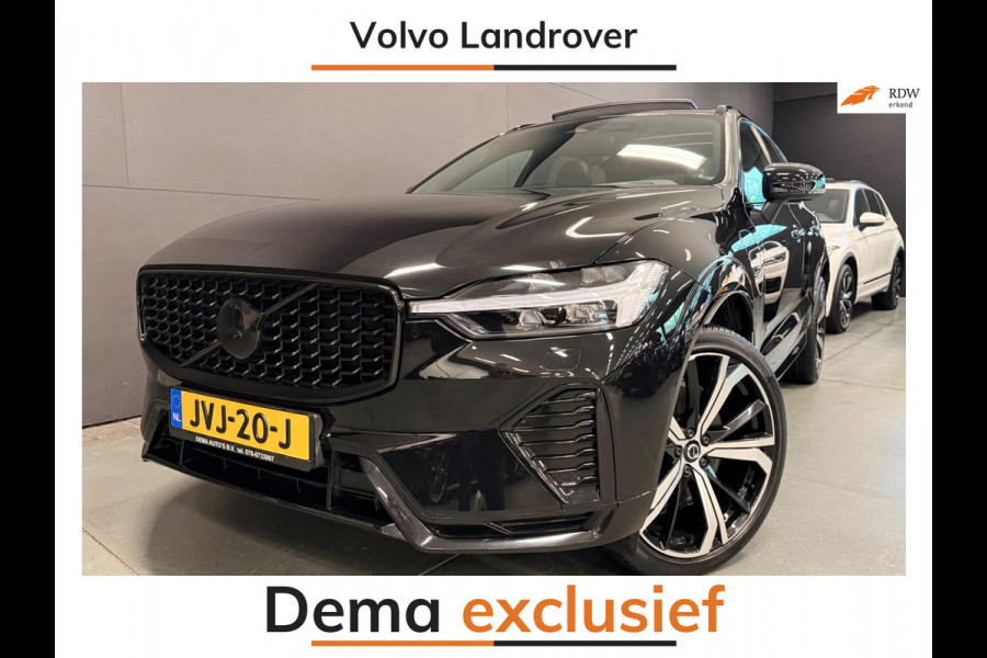 Volvo XC60 2.0 T8 R-DESIGN AWD 455PK SOH-TEST Black Edition PANO/H-KARDON/DAB/CARPLAY/LEDER/M-STOELEN///
