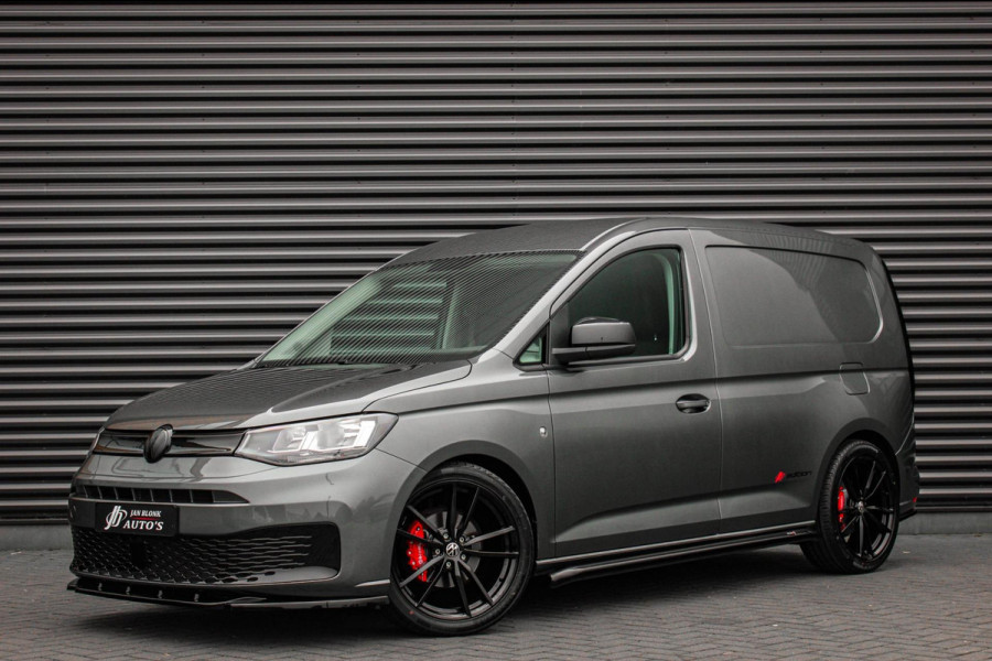 Volkswagen Caddy Cargo 2.0 TDI 199PK BLACK OPS / JB- EDITION / LEDEREN BEKLEDING / MAXTRON / SIDE- BARS/ VERLAGINGSVEREN/ELEK- PAK