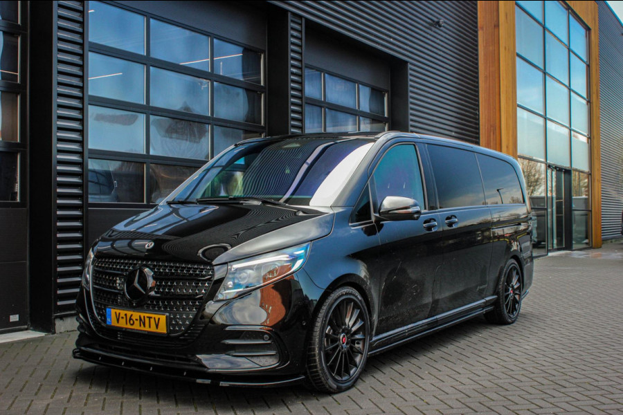 Mercedes-Benz V-Klasse 300d 4X4 EXTRA LANG AMG DC 240PK L3H1 DUBBEL CABINE / JB-EDITION / BILSTEIN SCHROEFSET/ NIGHT EDITION/ FULL