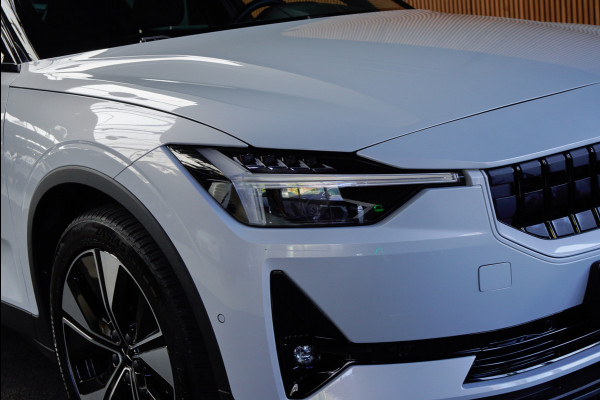 Polestar 2 Long Range Single Motor 78 kWh Pano 360 ° Pilot ACC Alcantara Stuurverwarming Memory seats Stoelverwarming voor & achter LM velgen